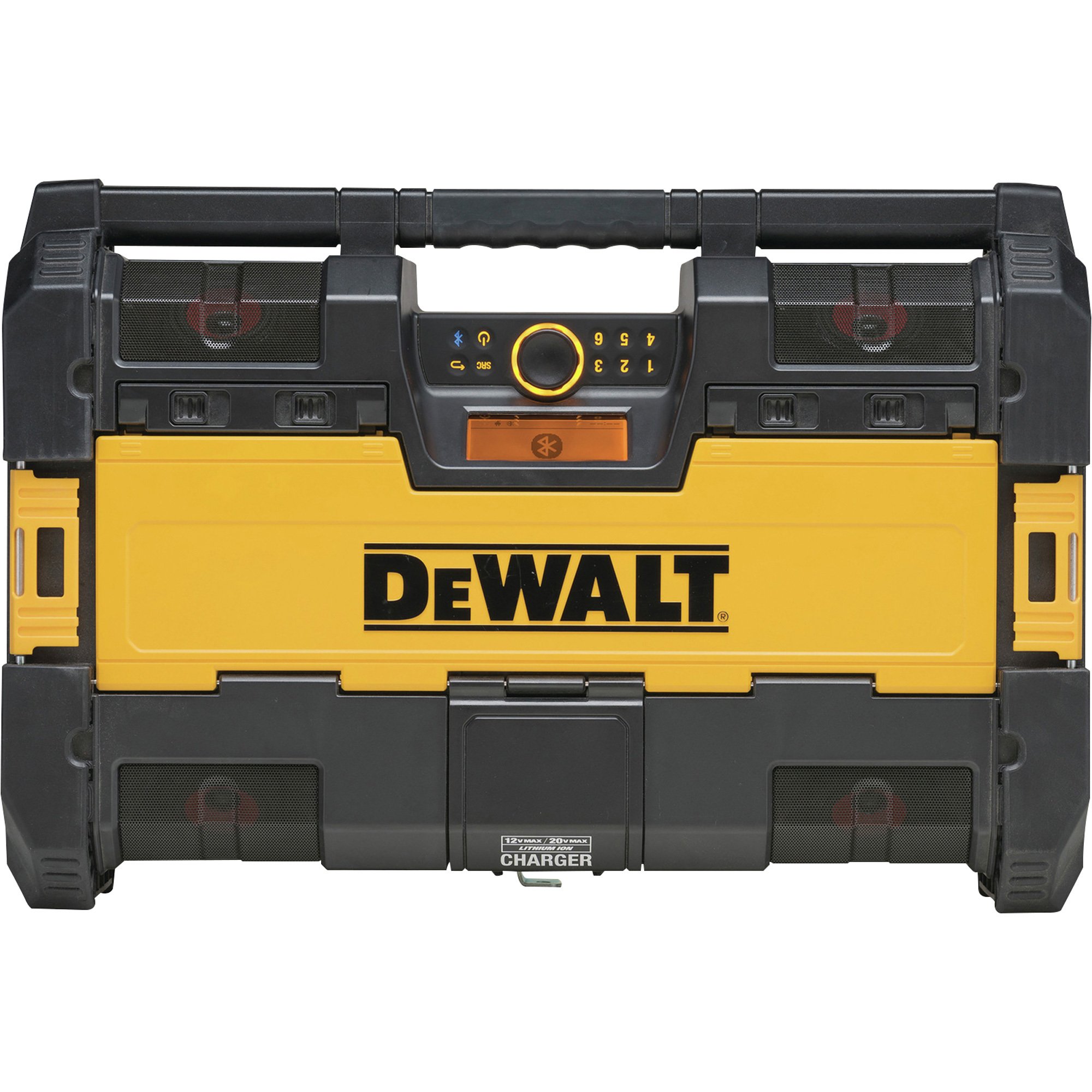 DEWALT Tough System Radio and Charger — Bluetooth Connectivity, Model# DWST08810